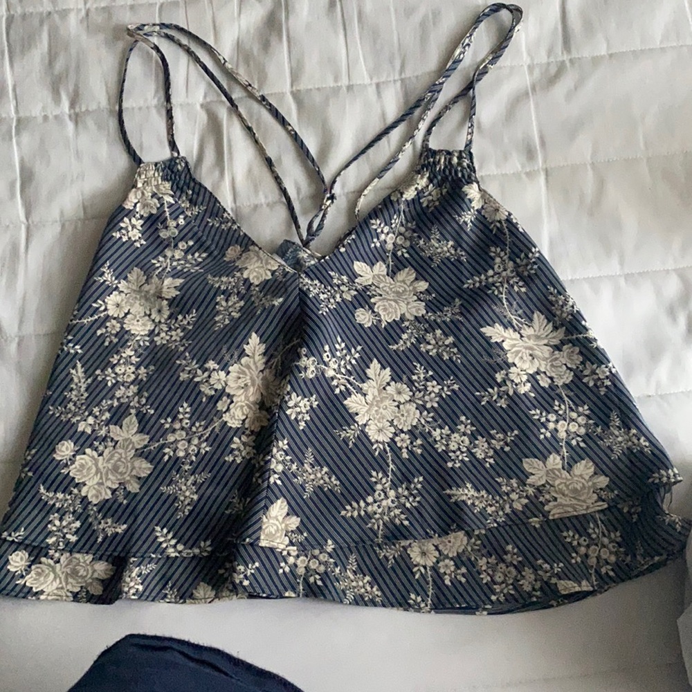 urban outfitters floral tank